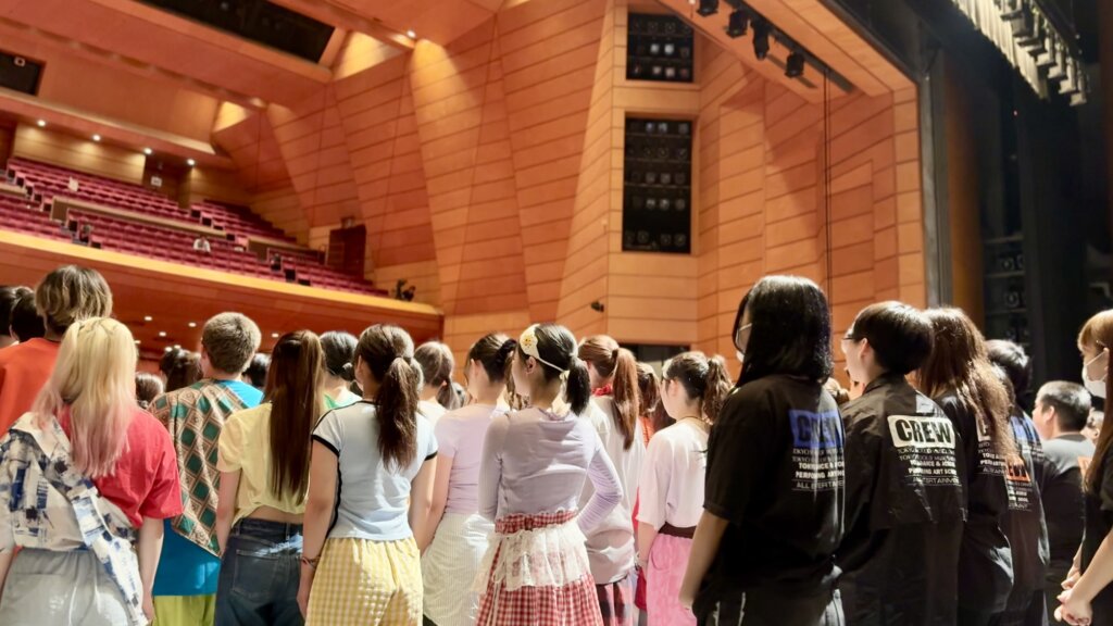 滋慶学園COMグループ 社会貢献ミュージカル 「明日への扉」に向けてのホールリハーサルが行われました！その①